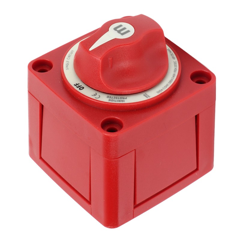 12V to 48V Boat Battery Switch 300A Red Battery Power