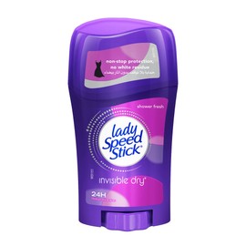 Lady Speed Stick Anti-Perspirant & Deodorant, Invisible Dry, Shower Fresh, 1.4 oz (39.6 g)