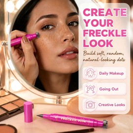 2 in 1 Dual End Freckle Pen, Waterproof Faux Freckle Makeup Tool