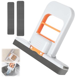 Mini Foldable Desktop Mop, Hand Washable Desktop Cleaning, Portable, Self-Wring Sponge Mop, Mini Foldable Table Mop, Wet and Dry Cleaning Mop for Kitchen, Glass