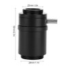 Microscope Adapter, Stereo Microscope Lens Camera Adapter with CTV Interface