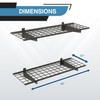 Hyloft 00651 2-Pack Heavy Duty Steel Wall Garage Shelving, 45-Inch