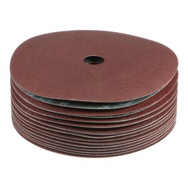 sourcing map 25pcs 120 Grit Aluminum Oxide Resin Fiber Discs 7"x7/8" Metal Sanding Grinding Discs for Angle Grinding Machine Polishing and Grinding Metals, Wood, and Fiberglass