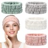 VBAEI 4 Pieces Spa Headband for Women Skincare Headband Makeup