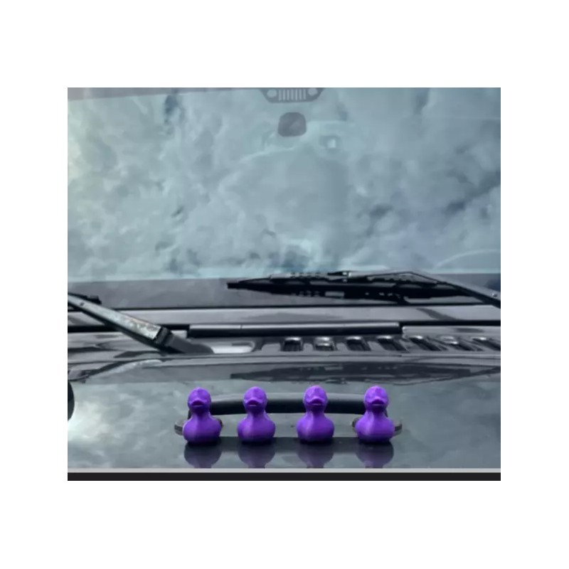 Jeep 5x Duck Valve Caps for Jeep Wrangler 3D Printed