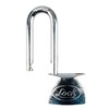 Lock L22L40DCSB Candado de Acero Largo Llave de Discos, Cromo