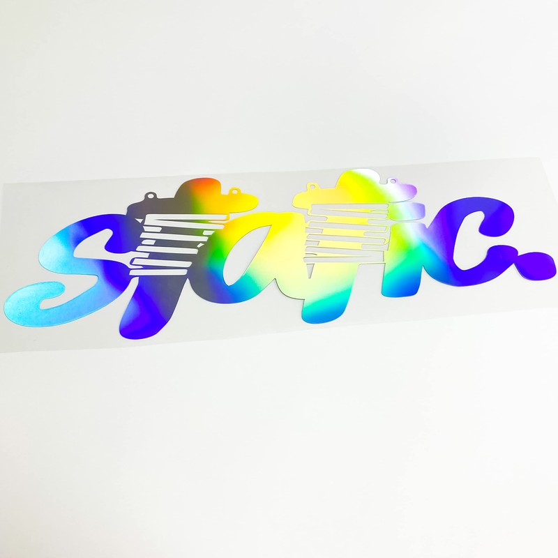 Static Car Sticker Oilslick Hologram Sticker Tuning Sticker Rainbow Colour
