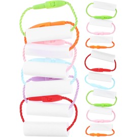 Etiquetas para Plástico Poliéster Lavables y Versátiles y 20 Impermeables Color Aleatorio Botellas Mochilas para Actividades al Aire Libre y Preescolar