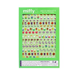 Deco Beauty Miffy at The Farm Nail Stickers - Lightweight & Easy-to-Apply Nail Art with Trendy Design - Durable & Long-Lasting Nail Stickers for Women, Ideal for DIY Manicures & Salon-Quality Nails