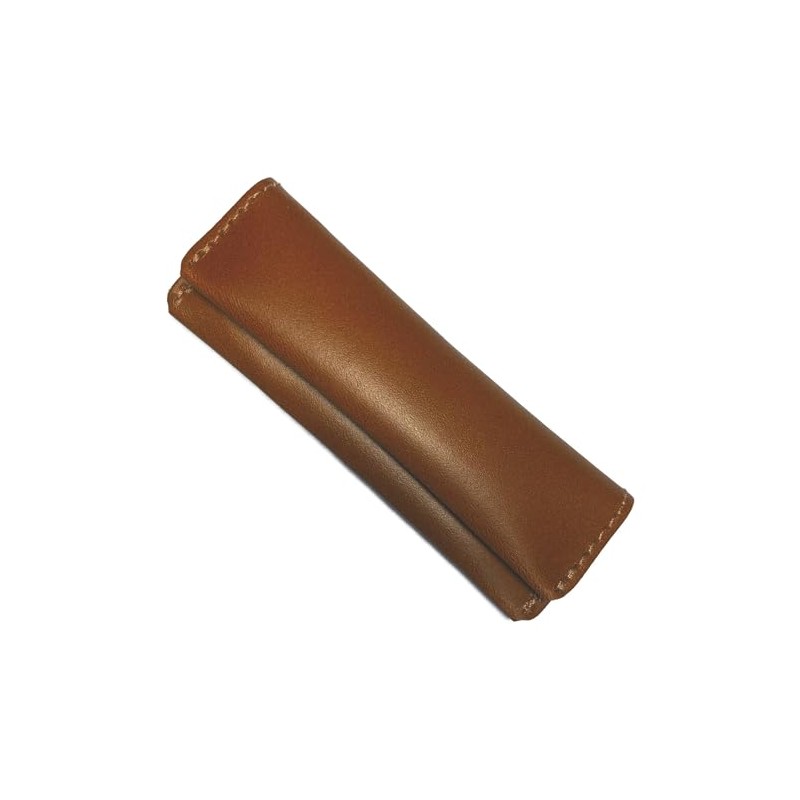 Leather Workshop Sato, Genuine Leather, Slim Coin, Coin Purse, Black,