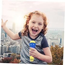 4Pcs Echo Microphone Toy Speech Therapy Feedback Toy Retro for Kids (Random Color)