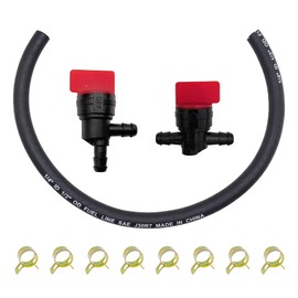 YGQ 791766 Fuel Line Compatible with Briggs and Stratton 691050 394302 798512 809499 with Fuel Shut Off Valve 698183 698180