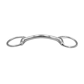 Equine Smile ES0156 JW Olive Head Bar Bit Stainless Steel Ring Diameter 60 mm Bit Thickness 16 mm (12.5 cm)