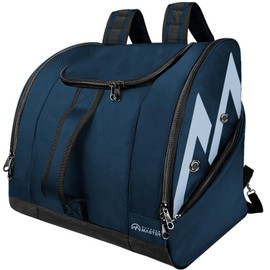 OutdoorMaster Boot Bag POLAR BEAR - 50L Ski Boots and Snowboard Boots Bag, Excellent for Travel with Waterproof Exterior & Bottom - for Men, Women and Youth - Dark Blue