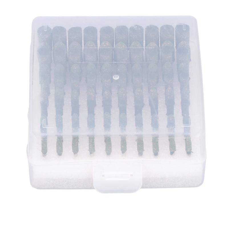 100Pcs Rubber Grinding Head Polishing Bit Various Sizes Accessory Set