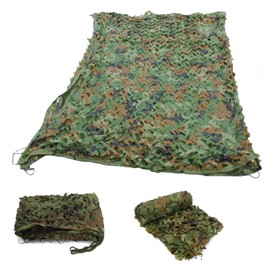 NOUJEN Camouflage Net, Military Camouflage Net, Camping, Forest Landscape for Outdoor Garden Party Decorations Parasol (3 m x 3 m)