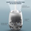 Escobilla para Inodoro YUZITEC con Base Ventilada y Cerdas de