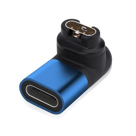 Eiduoiry Garmin Watch Type-C Charging Adapter Garmin Watch Charger Compatible with Garmin Fenix 7/7S/7X, Instinct 2/2S/Solar, Vivoactive 4/4S/3, Venu 2/2S/Sq, Forerunner 245/945/55/45, etc. (Blue)