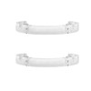 Geesatis Set of 6 Clear Acrylic Cabinet Handle Pull Hardware
