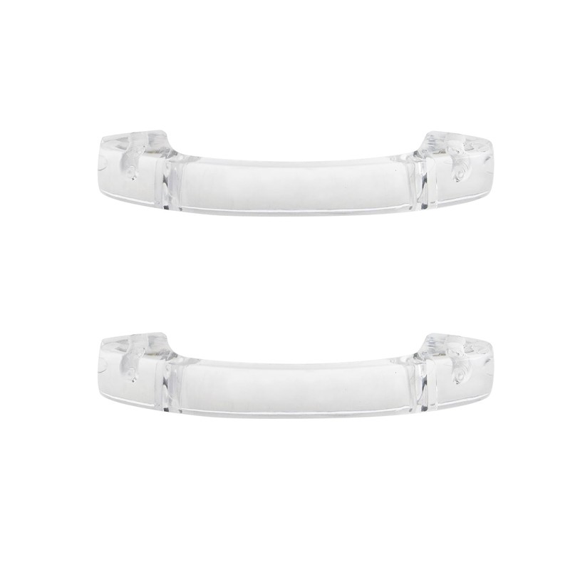 Geesatis Set of 6 Clear Acrylic Cabinet Handle Pull Hardware