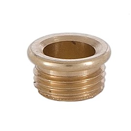 B&P Lamp® Brass Cord Inlet Bushing 1/8 Thread