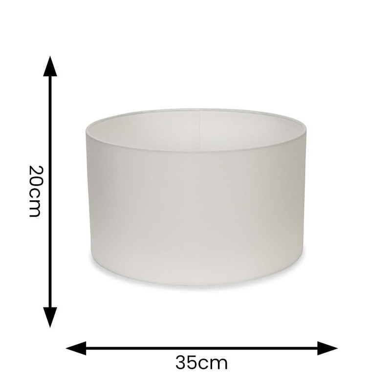 Modern White Fabric Cylinder Ceiling Pendant Lampshade/Table Lamp/Floor Lamp Drum