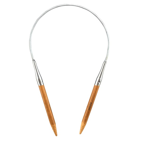 Mdoker Bamboo Circular Knitting Needle Size 10 24 Inch Circular
