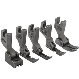 YEQIN 5Pcs Industrial Sewing Machine Zipper Cording Presser Feet for Juki