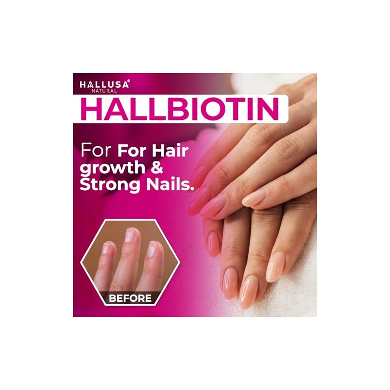 N/A- “Suplemento de biotina Pastillas para la caída del Cabello