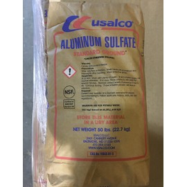 Aluminum Sulfate"Al2(SO4)3" Minimum 99% Pure! 50LB Bag!