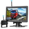 Hodozzy Wireless Backup Camera System Kit, 7" HD Rear View