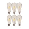 Satco S9581 6.5ST19/CL/LED/E26/27K/120V (6 - Pack)