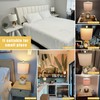 OYEARS Boho Table Lamps Bedroom Living Room Set 2 Small