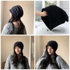 YiyiLai Knit Hat, Small Facial Effect, Large Size, Unisex, Basic
