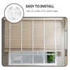 Unomor 12Pcs Clear Bead Chain Stops for Roller Shades and