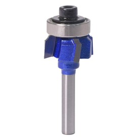 BestgleU Shaped Groove Bit Carbide Tip Trimmer Bit Set, Milling Cutter, R2, 0.25 inch (6.35 mm) Shank, Carbide Router, 1/4" Chamfer Cutter, Round Bit Woodworking Milling Cutter, Tungsten Steel Router Bit, Carving, Cutting, Woodworking Tools, Professional