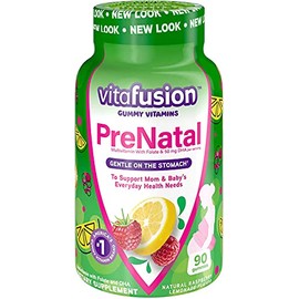 Prenatal | Vitaminas en gomitas | 90 unidades | El empaque puede variar