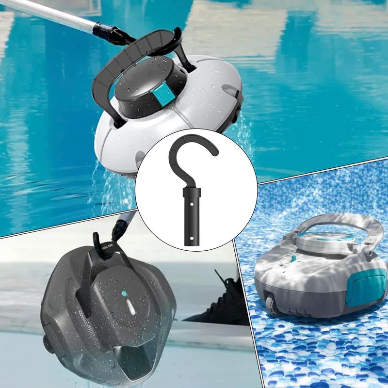Pool Hook, Retrieval Hook, Tool Attachment Replacement Part for Outdoor