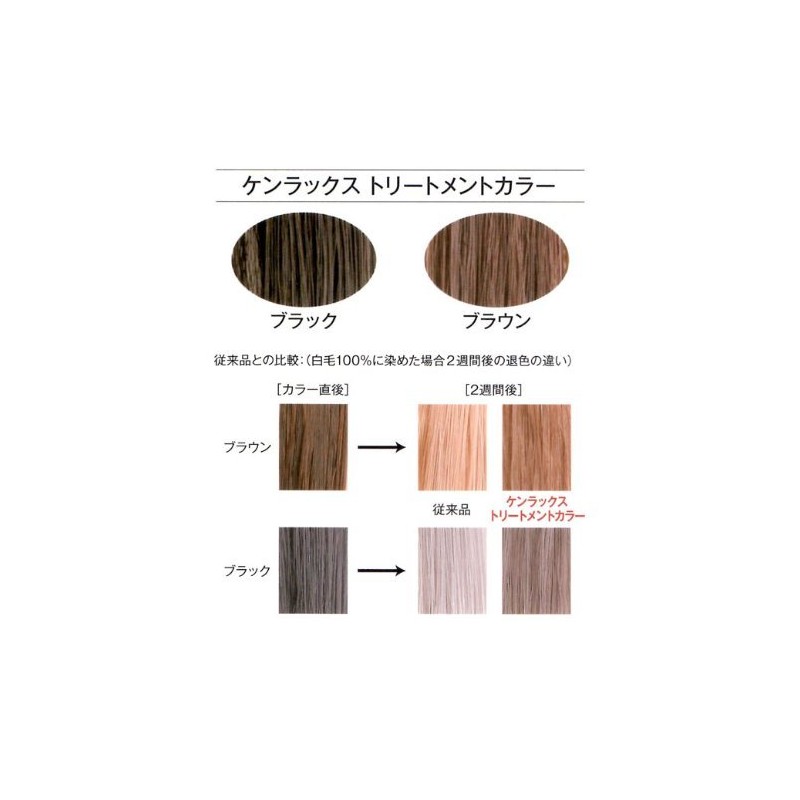 インターコスメ ケンラックス トリートメントカラー 160g ブラウン