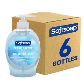 Unbranded Softsoap Liquid Hand Soap Fresh Breeze – 7.5 fl oz Bottles, Pack of 6, Moisturiz