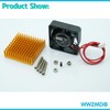WWZMDiB 12V 40x40MM TEC1-12706 Semiconductor Refrigeration Kit（1 TEC1-12706+1 Heatsinks+1 Fans）