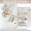 Muufuuser Home Refillable Fragrance Sachets 6-Pack, Lavender & Freesia Corn