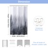 ORTIGIA 36x72 Misty Forest Stall Shower Curtain for Small Bathroom,