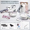 livho 2 Pack Blue Light Blocking Glasses, Computer Reading/Gaming/TV/Phones Glasses