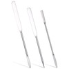 3 pcs Makeup Spatula Foundation Spatula Stainless Steel Professional Makeup