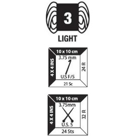 Patons Grace Snow Yarn - 6 Pack of 1.75oz/50g - Cotton - 3 DK - 136 Yards - Knitting/Crochet