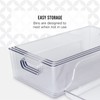 Copco Narrow Clear Bin, 10.5 x 4.5 x 6-Inch, for
