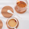 10pcs Round Heat Insulation Cork Coasters,Drink Placemat Plain,Coffee Tea Cup
