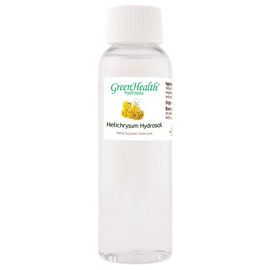 Helichrysum Hydrosol (Floral Water) - 2 fl oz Plastic Bottle w/Cap - 100% pure