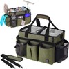 Timoxi Large Cleaning Caddy Bag Built-in Sturdy Support Board, Cleaning